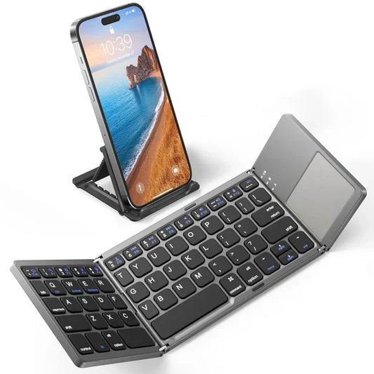 Foldable Bluetooth Keyboard + Touchpad