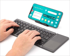 Foldable Bluetooth Keyboard + Touchpad