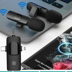 Wireless Microphone 1 To 2