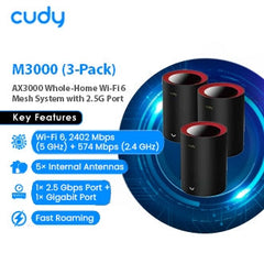 Cudy M3000 AX3000 3-Pack