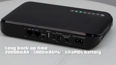 SKE POE-830P-LFP Type-C Mini DC UPS 20000mAh
