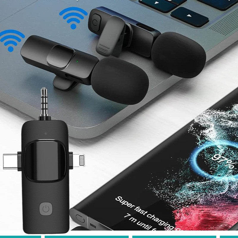 Wireless Microphone 1 To 2