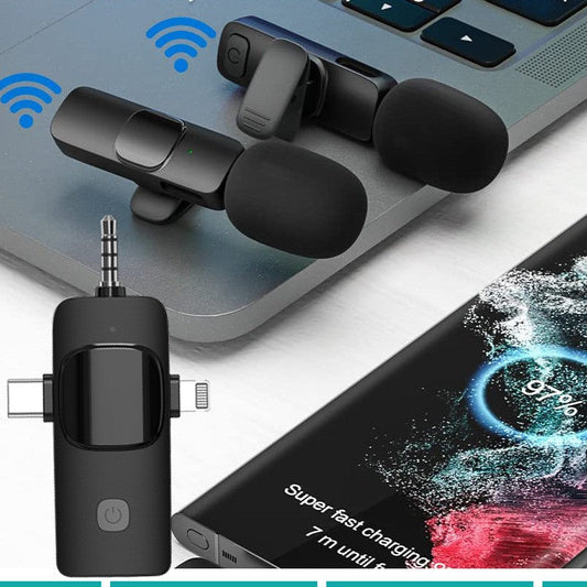 Wireless Microphone 1 To 2