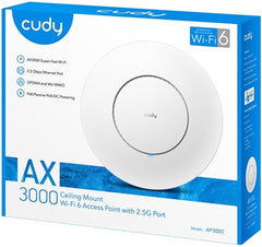 Cudy AP3000 AX3000 Access Point With 2.5G Port