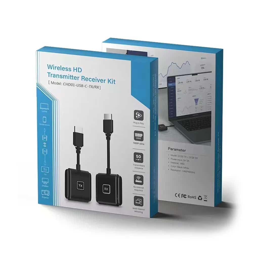 Wireless HD Transmitter Receiver Kit CHD01-USB-C